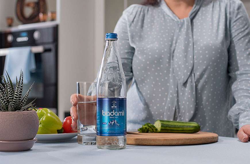 The composition of mineral water